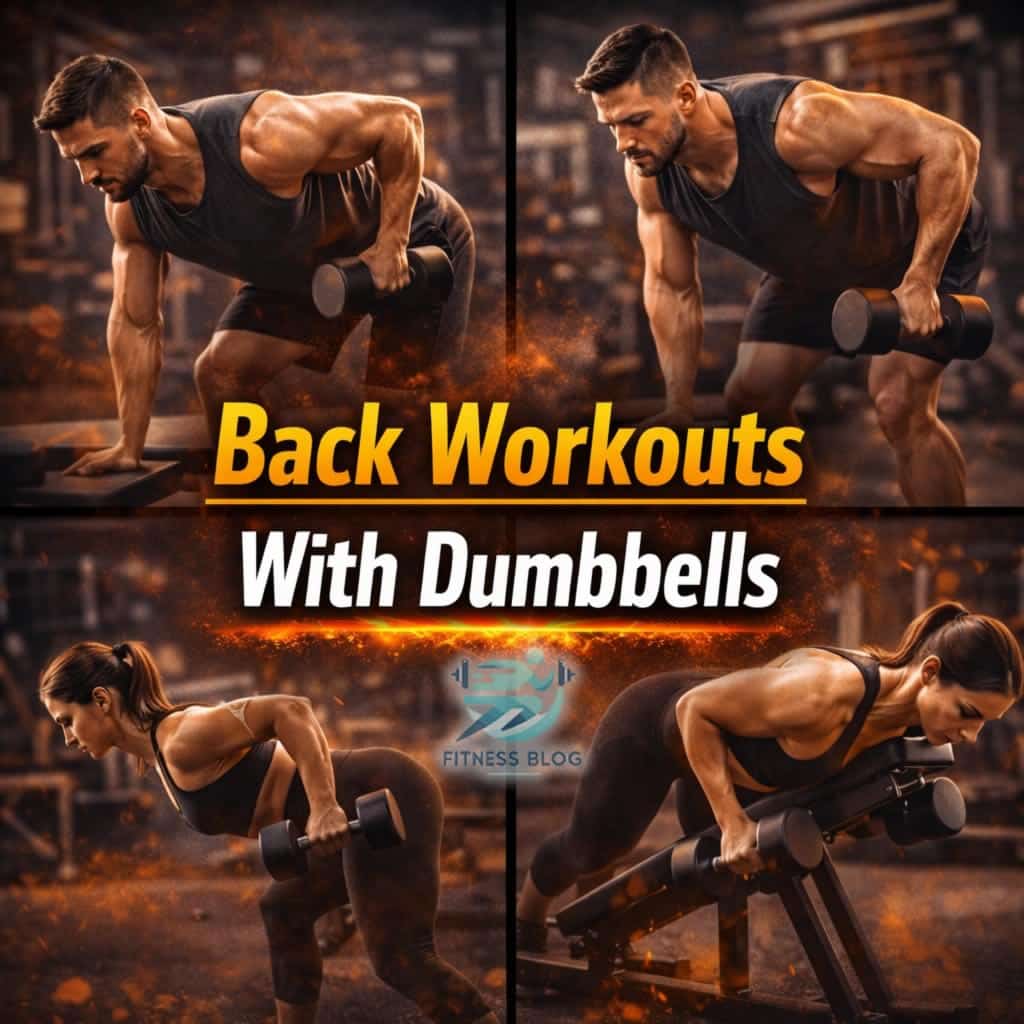back workouts with dumbbells